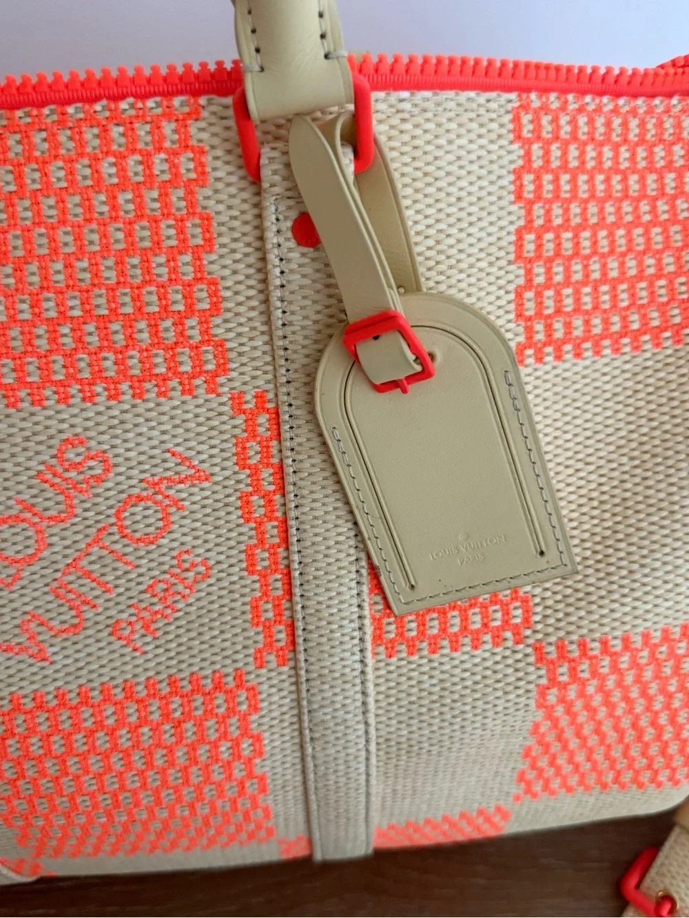 Louis Vuitton Damier Keepall Bandouliere 50 Checkered Weekender
